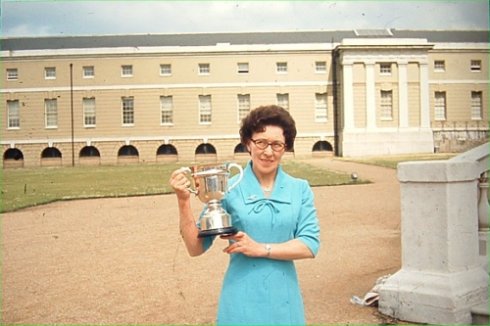 Margaret Farley with trophy pic