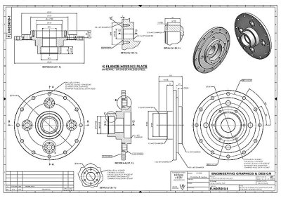 Modern CAD drawing pic